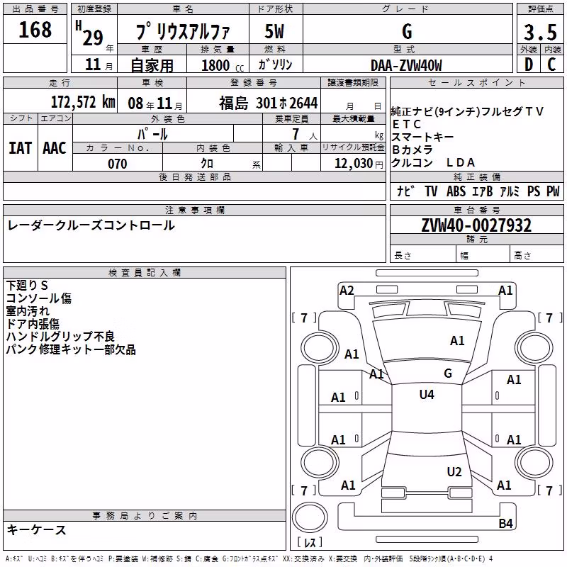 TOYOTA PRIUS ALPHA