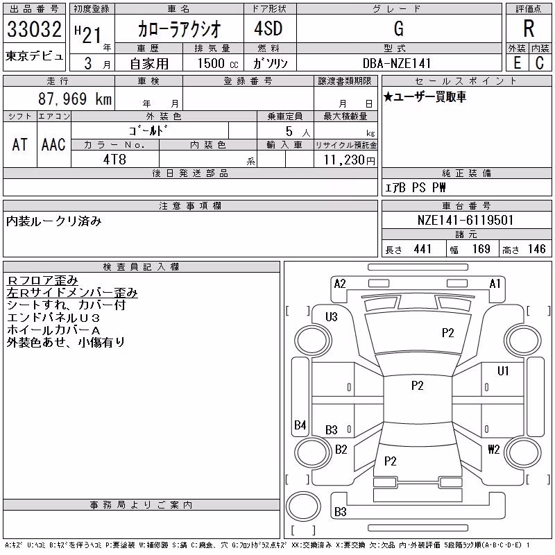 TOYOTA COROLLA AXIO
