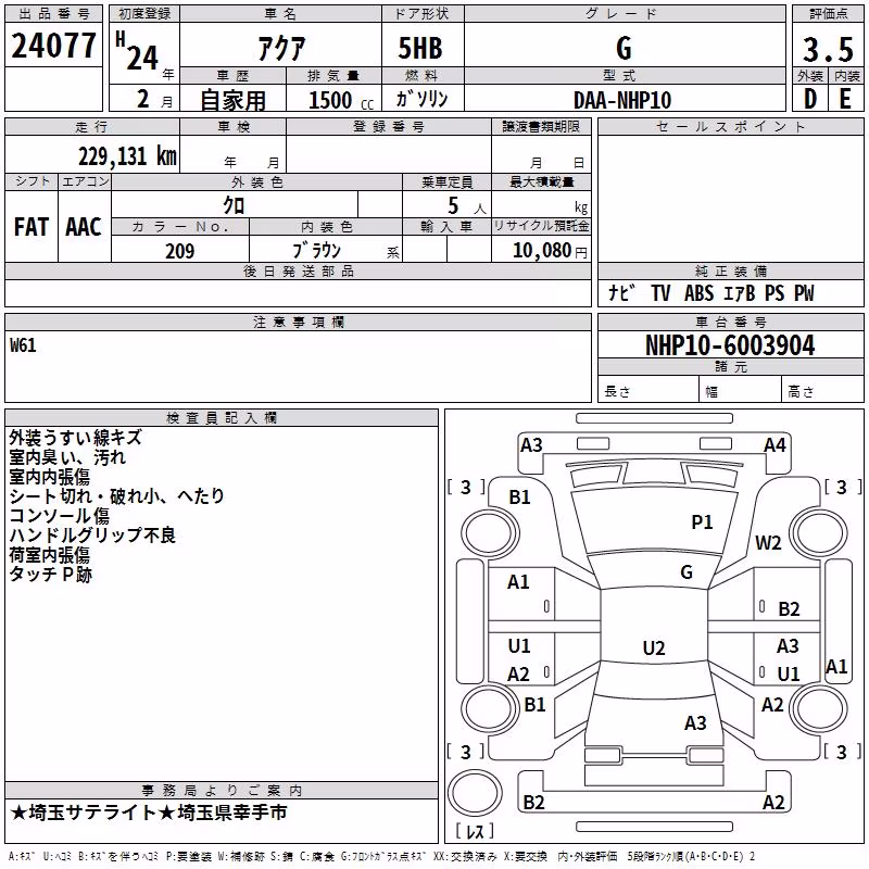 TOYOTA AQUA