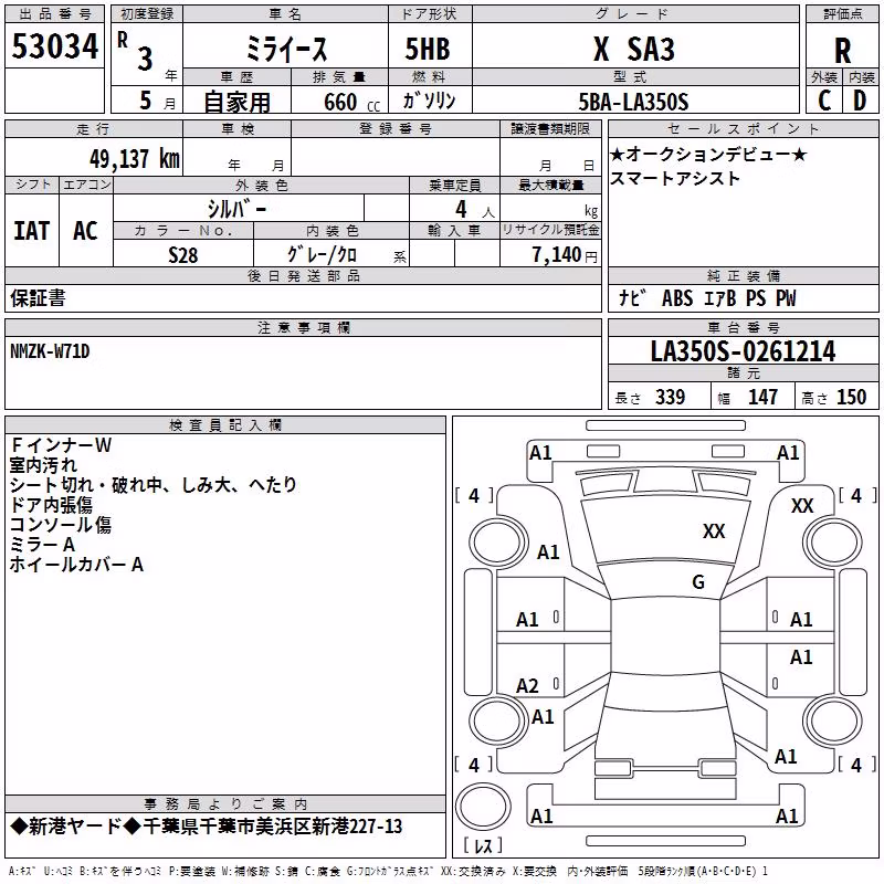 DAIHATSU MIRA E:S