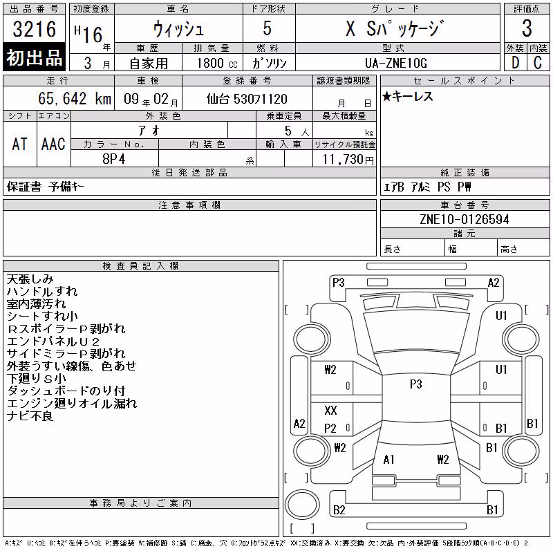 TOYOTA WISH