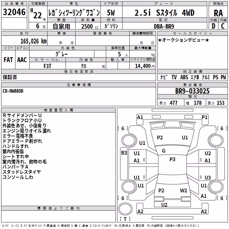 SUBARU LEGACY