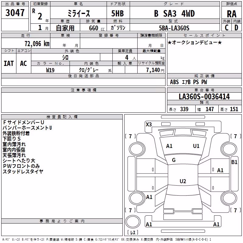 DAIHATSU MIRA E:S