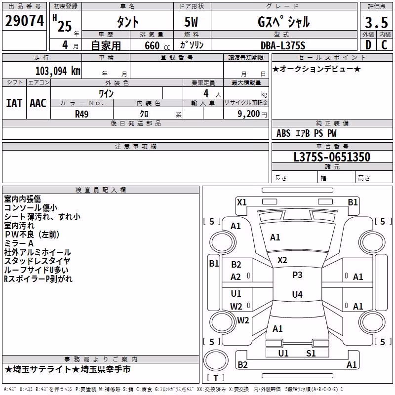 DAIHATSU TANTO