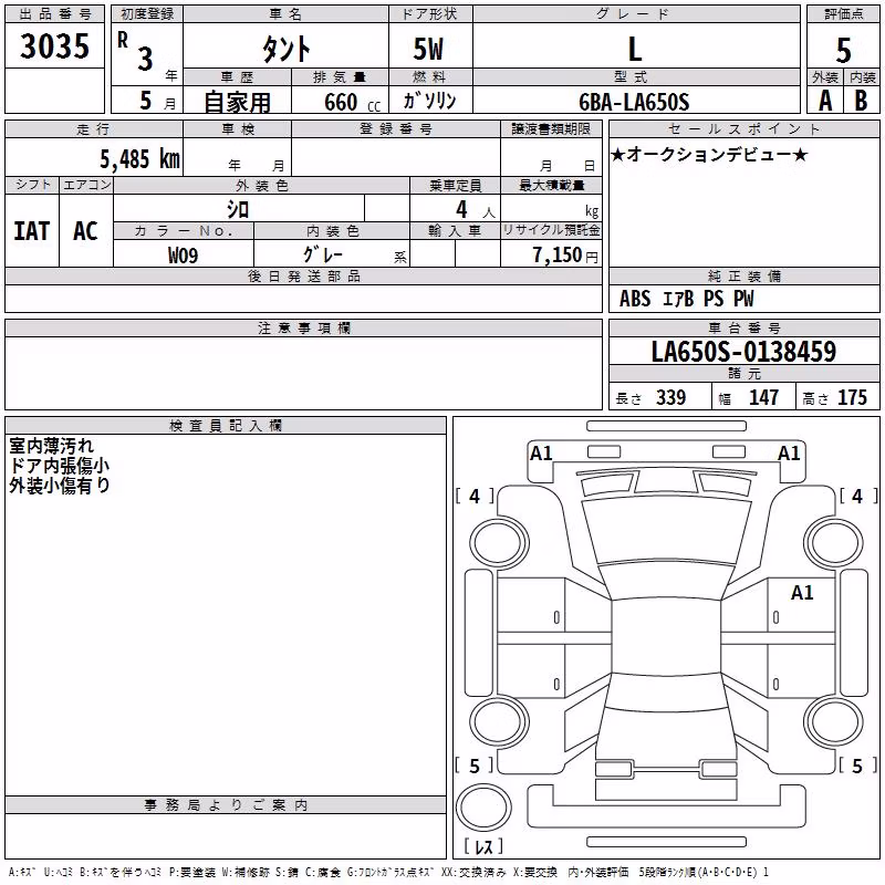 DAIHATSU TANTO