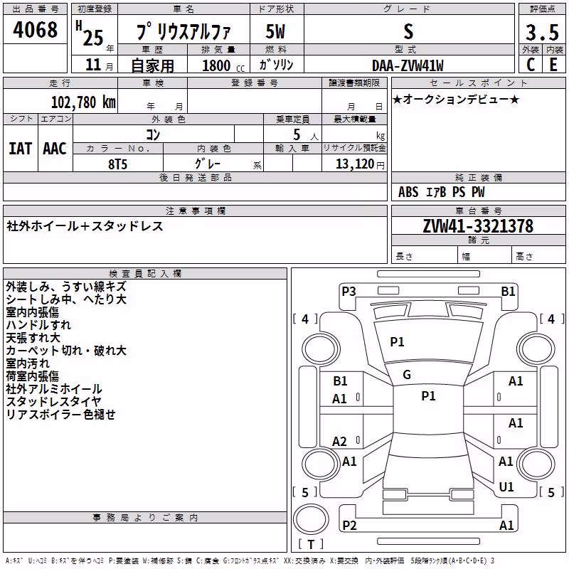 TOYOTA PRIUS ALPHA