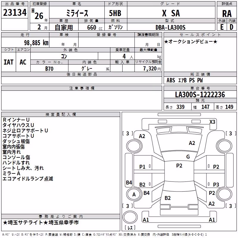 DAIHATSU MIRA E:S