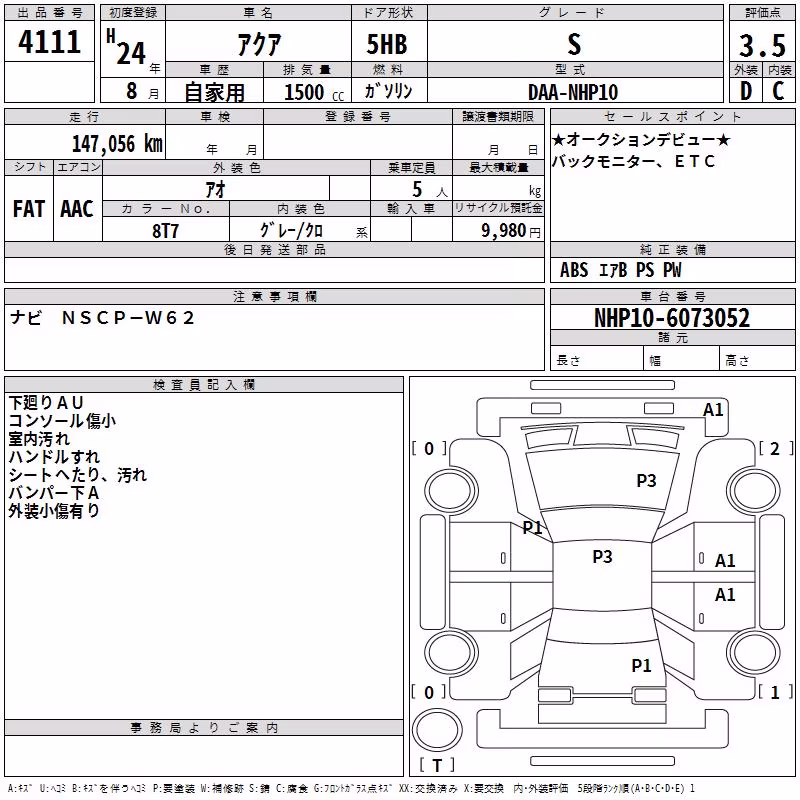 TOYOTA AQUA