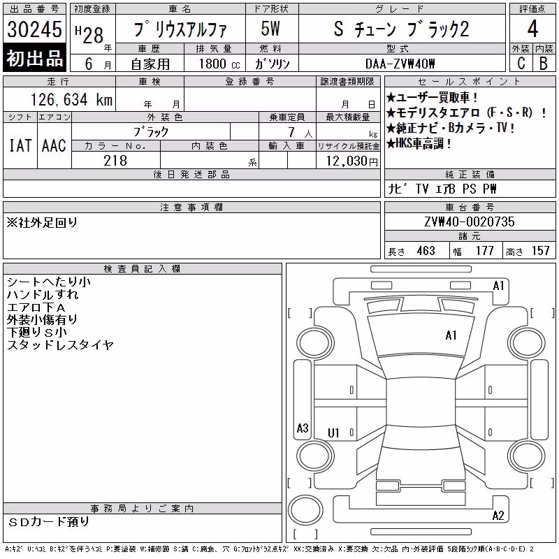 TOYOTA PRIUS ALPHA