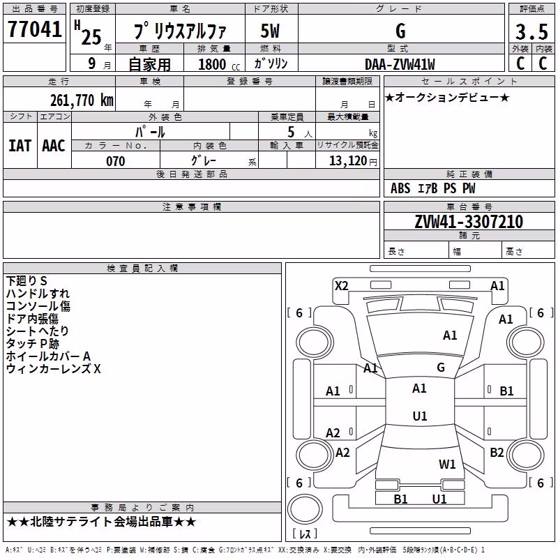 TOYOTA PRIUS ALPHA