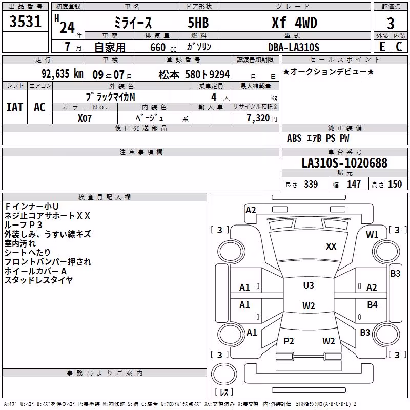 DAIHATSU MIRA E:S