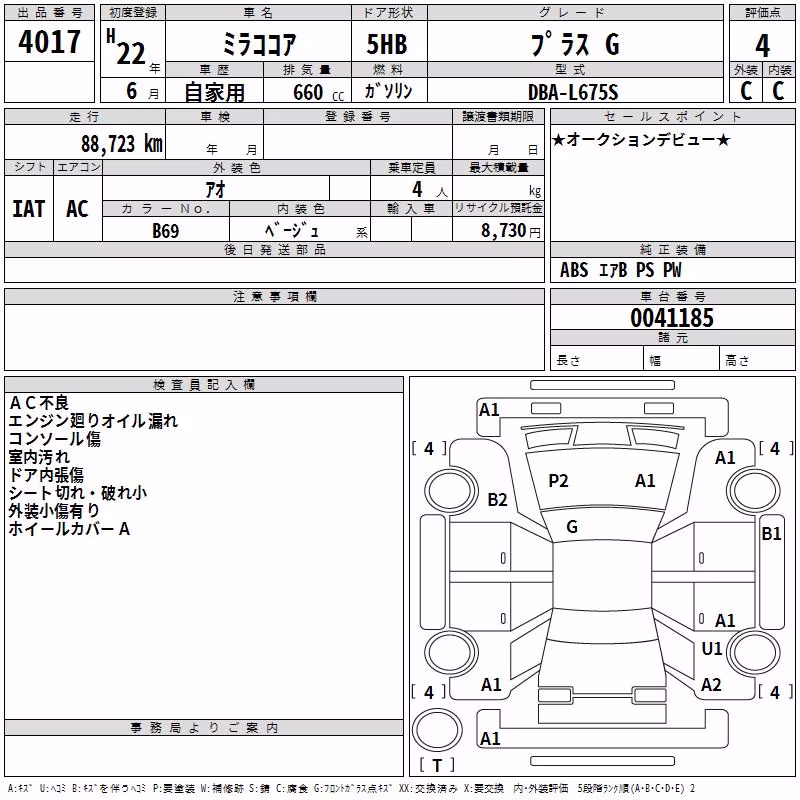 DAIHATSU MIRA COCOA