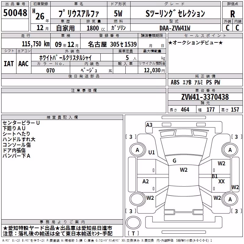 TOYOTA PRIUS ALPHA
