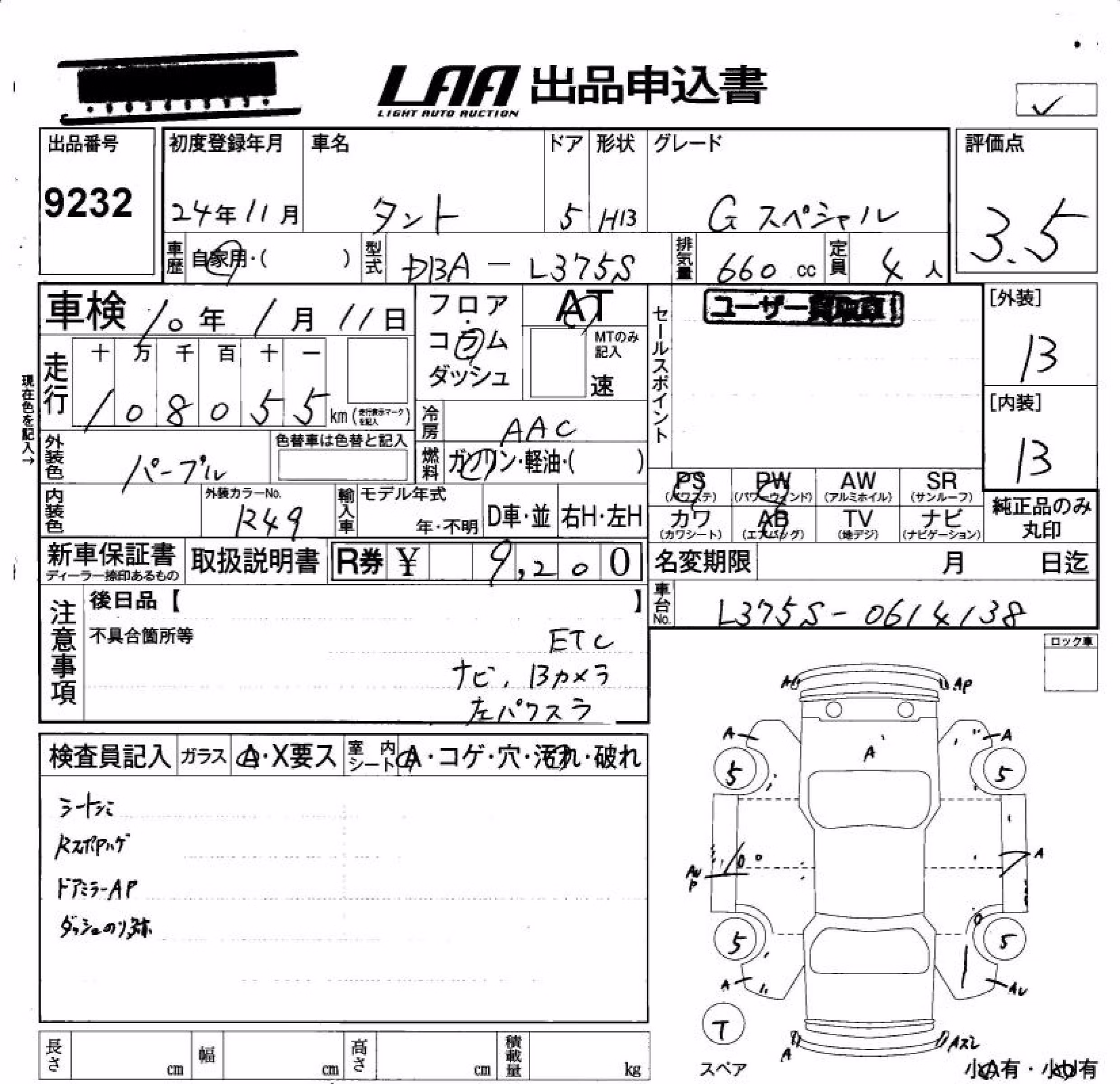 DAIHATSU TANTO