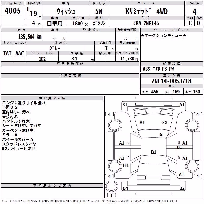 TOYOTA WISH