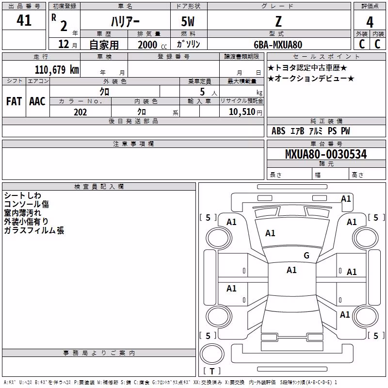 TOYOTA HARRIER