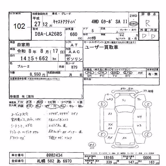 DAIHATSU CAST
