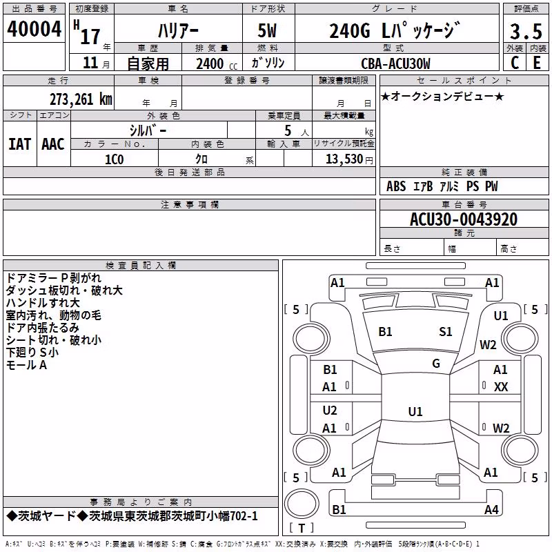 TOYOTA HARRIER