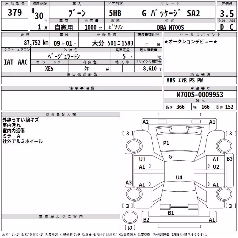 DAIHATSU BOON