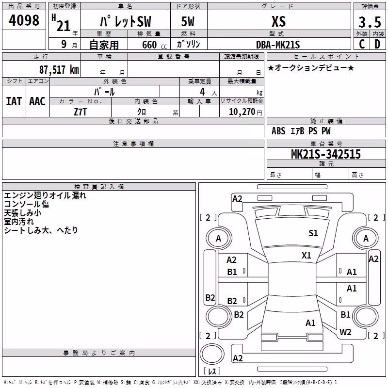 SUZUKI PALETTE