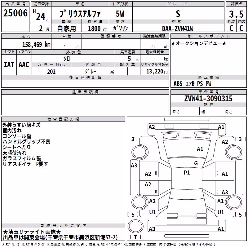 TOYOTA PRIUS ALPHA