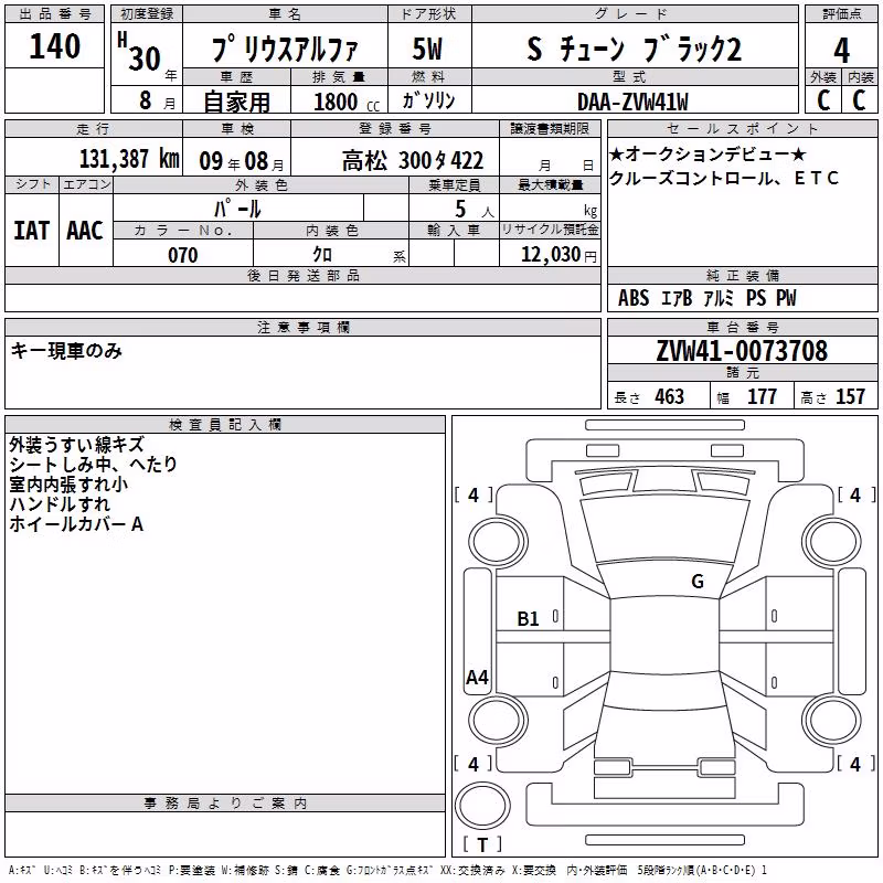 TOYOTA PRIUS ALPHA