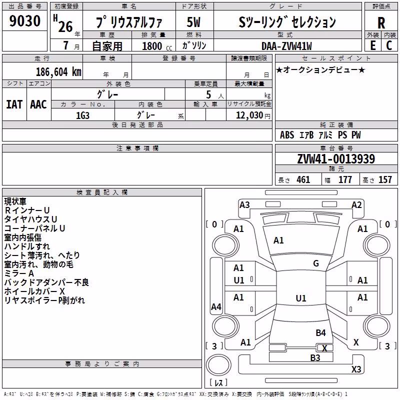 TOYOTA PRIUS ALPHA
