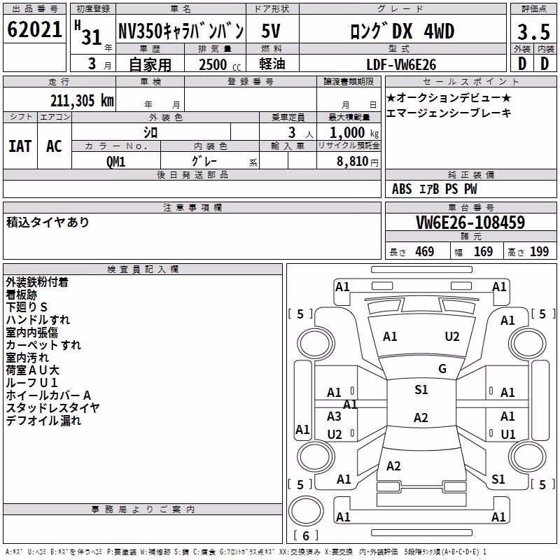 NISSAN NV350 CARAVAN