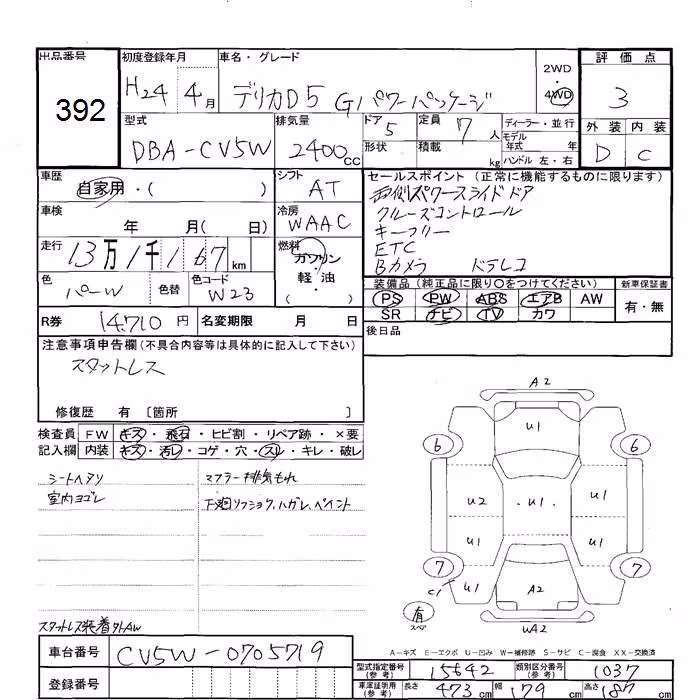 MITSUBISHI DELICA D:5