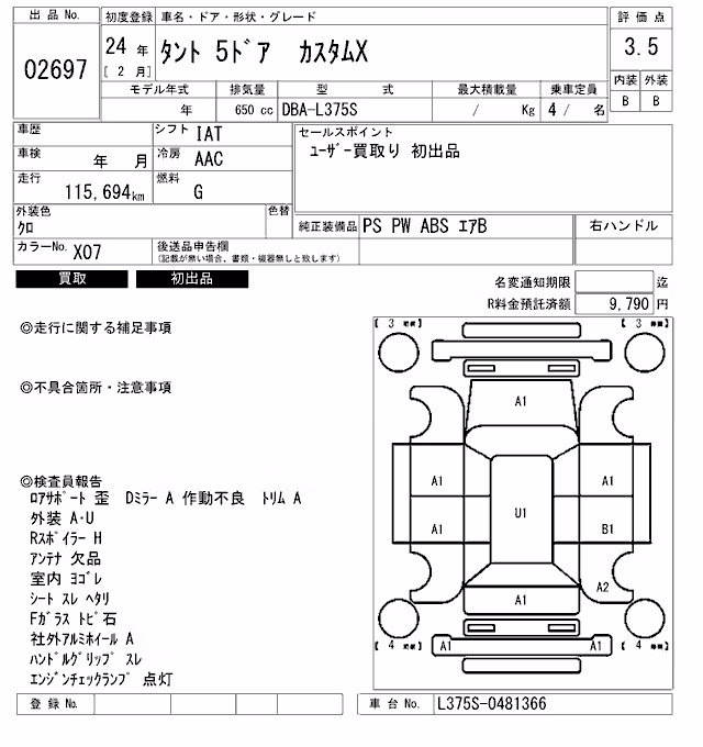 DAIHATSU TANTO