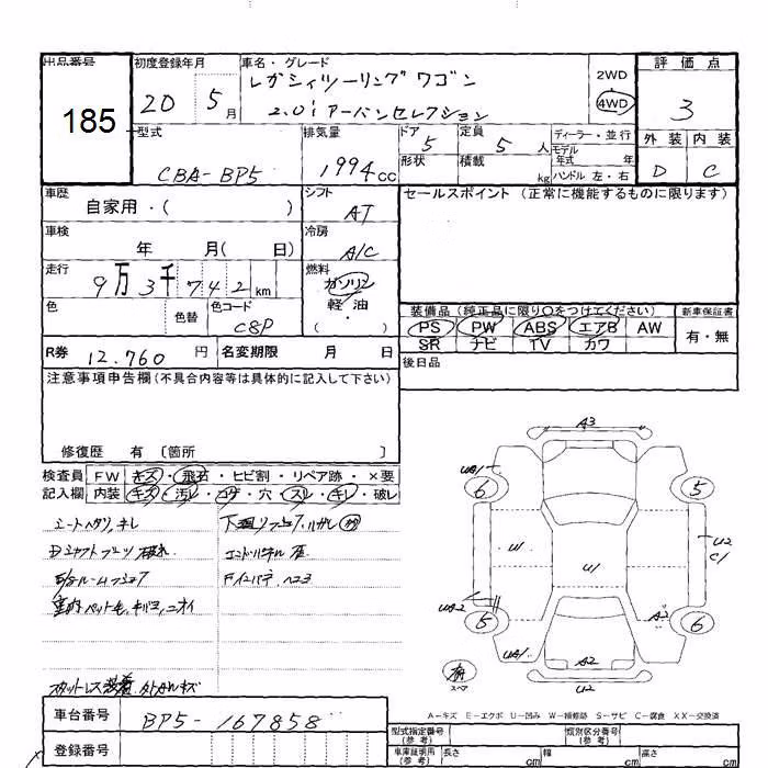 SUBARU LEGACY