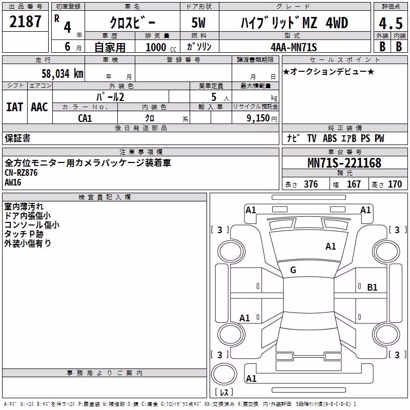 SUZUKI XBEE