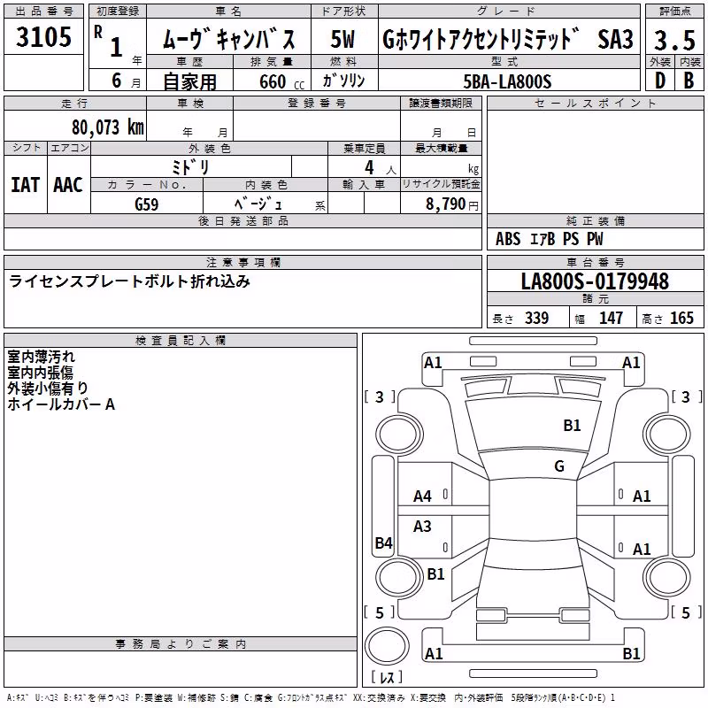 DAIHATSU MOVE CANBUS