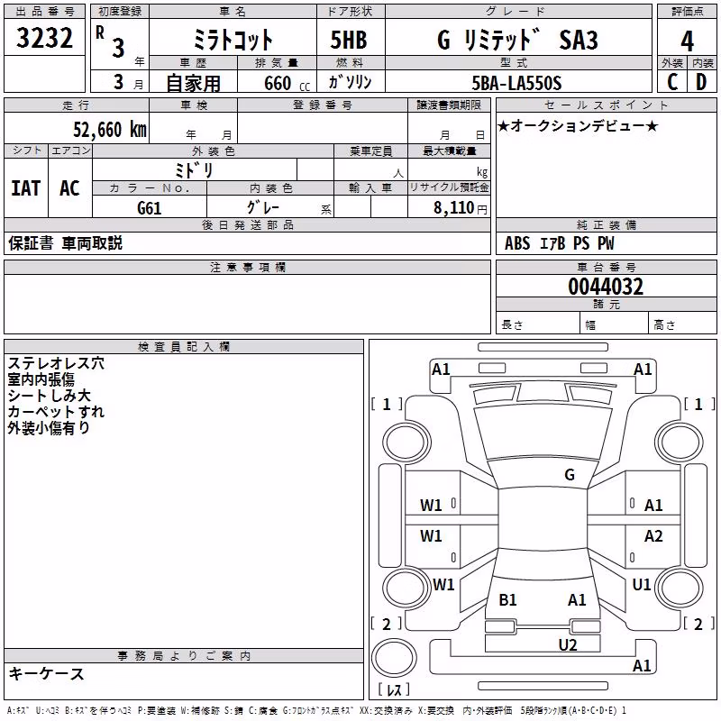DAIHATSU MIRA TOCOT