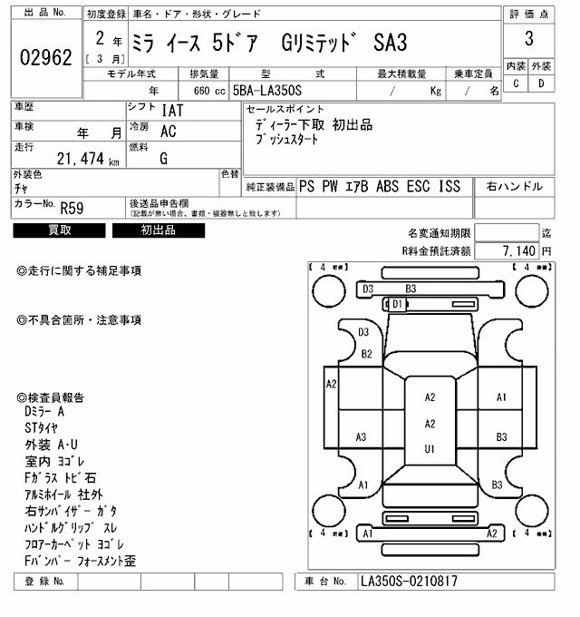 DAIHATSU MIRA E:S