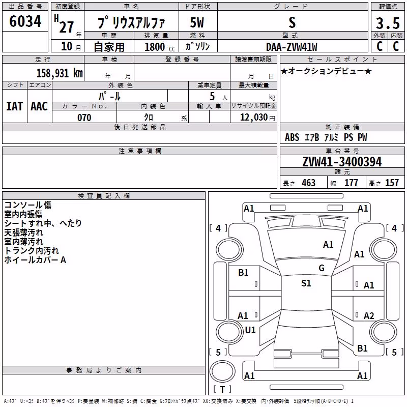 TOYOTA PRIUS ALPHA