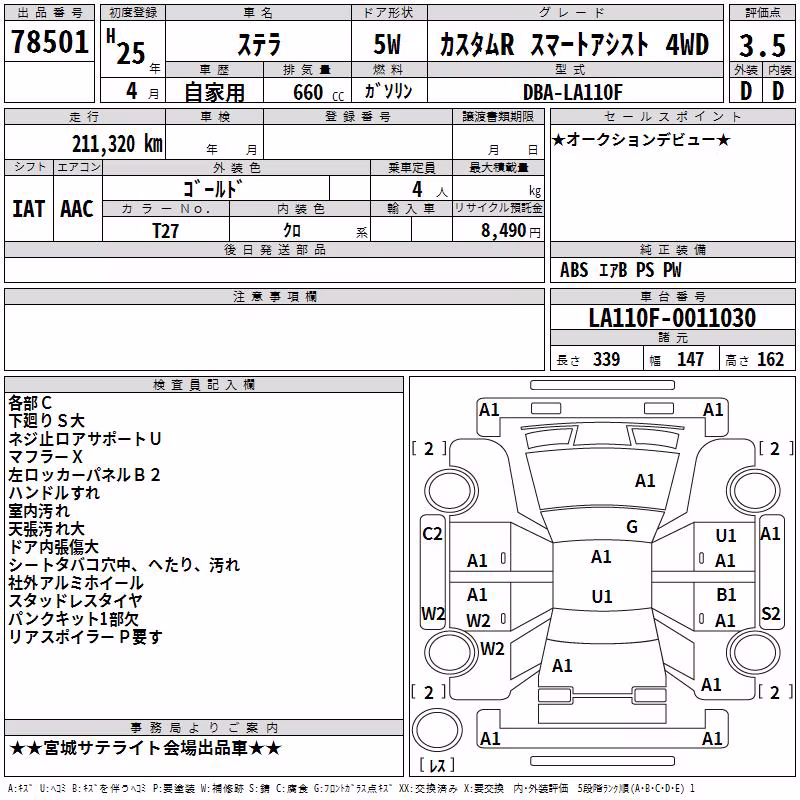 SUBARU STELLA