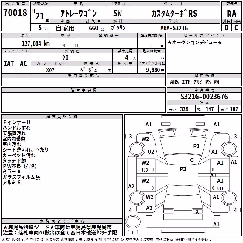 DAIHATSU ATRAI