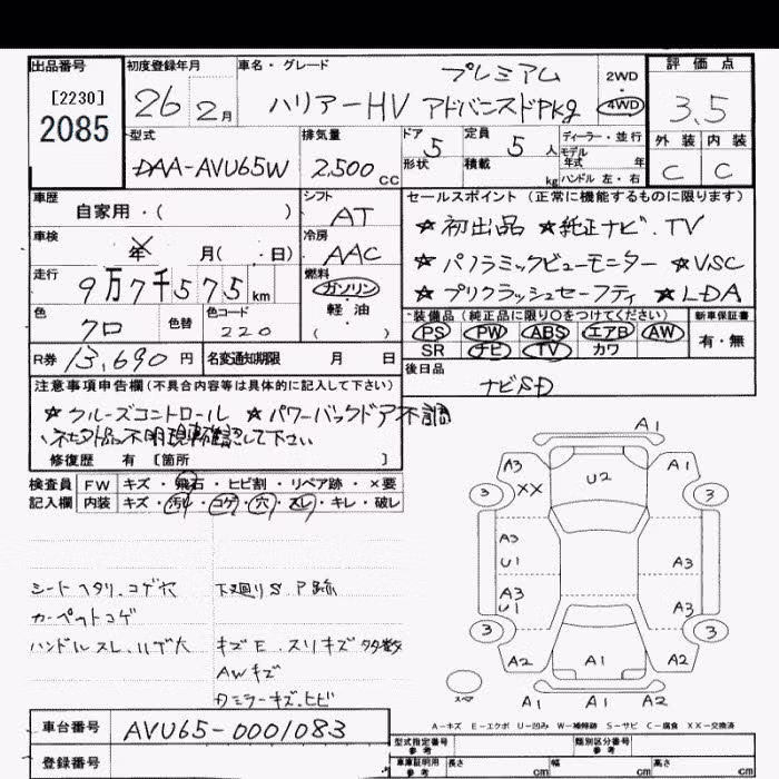 TOYOTA HARRIER