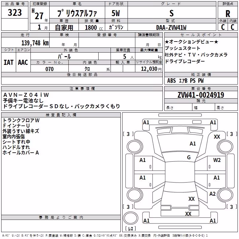 TOYOTA PRIUS ALPHA