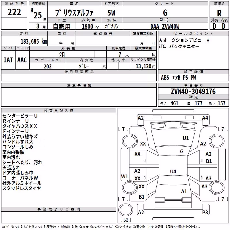 TOYOTA PRIUS ALPHA
