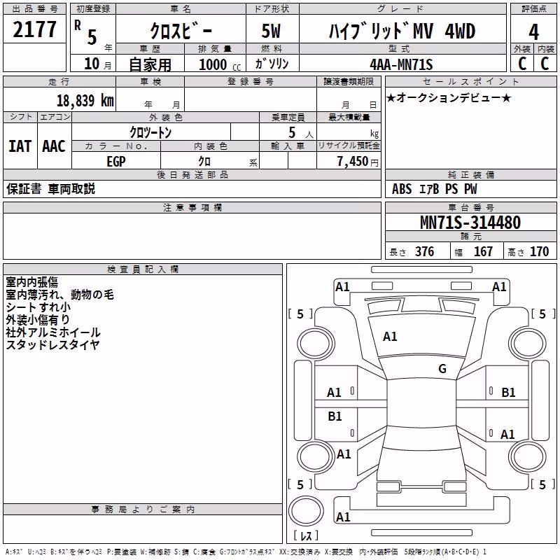 SUZUKI XBEE