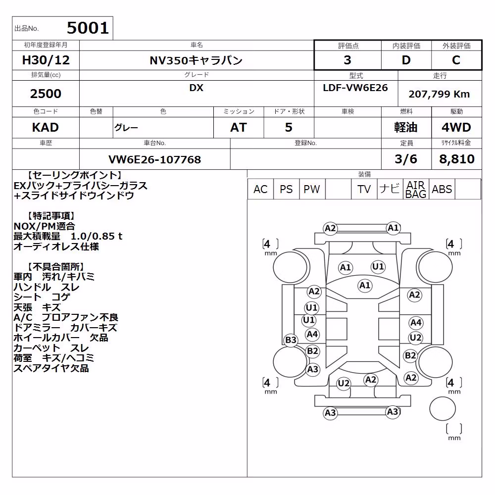 NISSAN NV350 CARAVAN