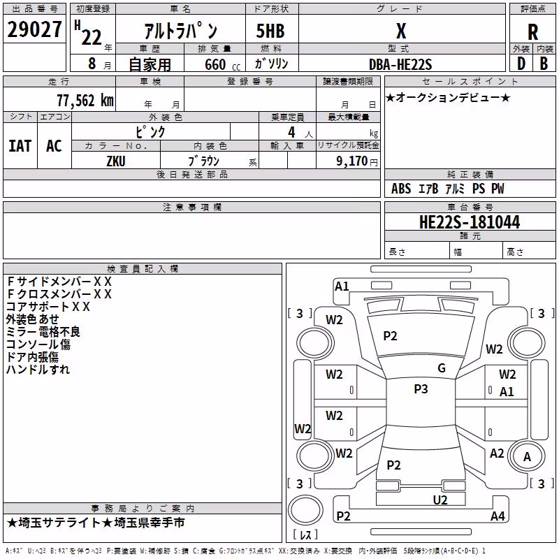 SUZUKI ALTO LAPIN