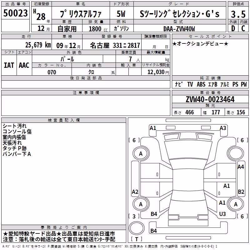 TOYOTA PRIUS ALPHA