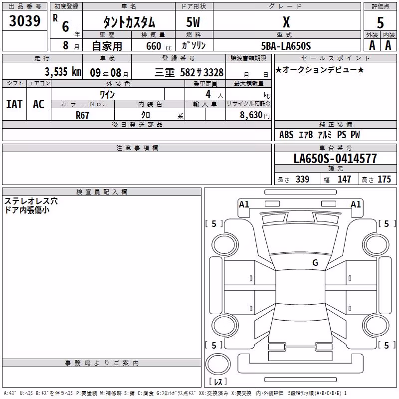 DAIHATSU TANTO