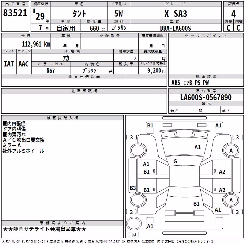 DAIHATSU TANTO