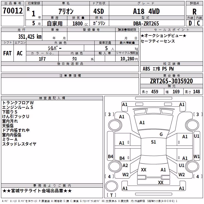 TOYOTA ALLION