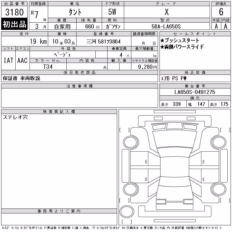 DAIHATSU TANTO