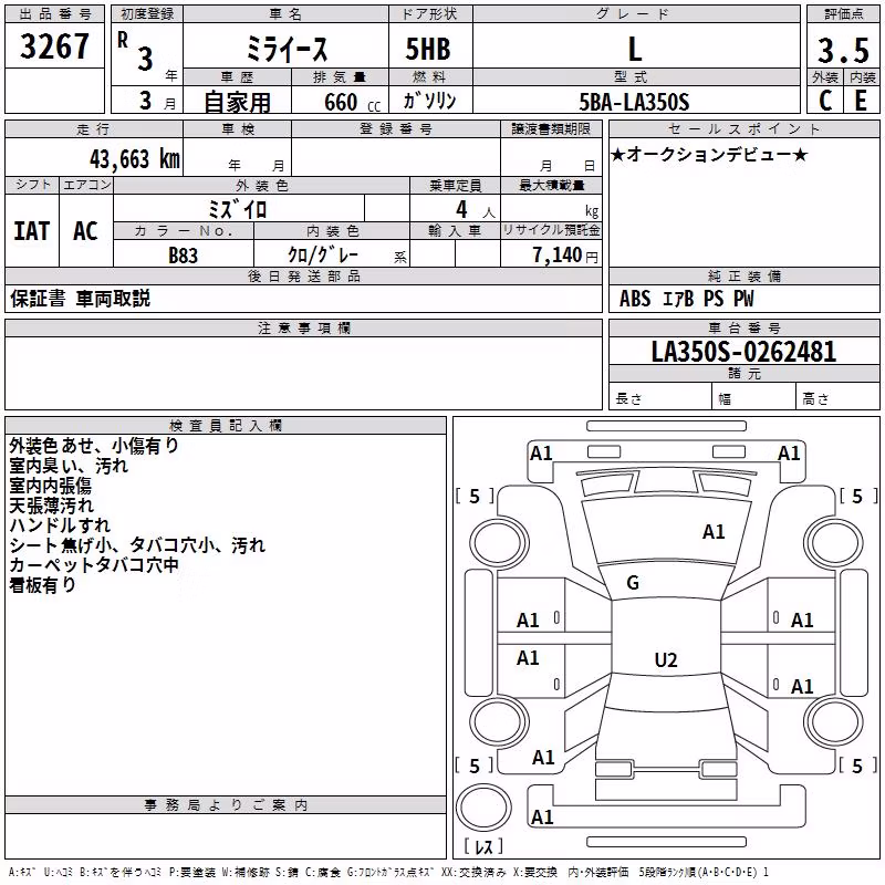 DAIHATSU MIRA E:S